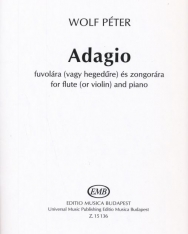 Wolf Péter: Adagio - fuvolára (vagy hegedűre) zongorakísérettel