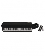 Tolltartó - fekete, klaviatúrás (20 X 5,5 X 5,5 cm)