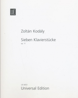 Kodály Zoltán: Sieben Klavierstücke