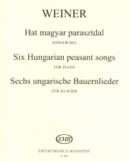 Weiner Leó: Hat magyar parasztdal zongorára op. 19