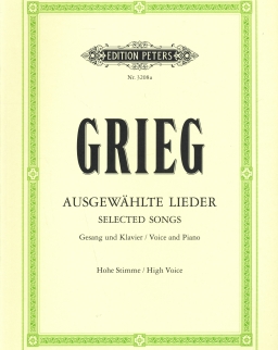 Edvard Grieg: Ausgewählte Lieder - Hohe stimme