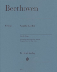 Ludwig van Beethoven: Goethe-Lieder (hohe Stimme)