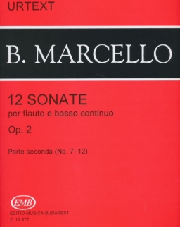 Benedetto Marcello: 12 Sonate fuvolára 2.