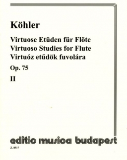 Ernesto Köhler: Virtuóz etűdök fuvolára op. 75.  2.
