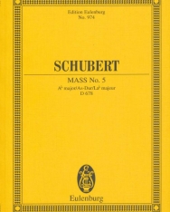 Franz Schubert: Mass No. 5. - kispartitúra