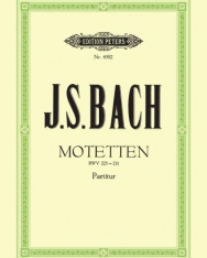 Johann Sebastian Bach: Motetten - zongorakivonat