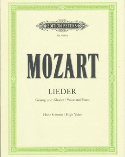 Wolfgang Amadeus Mozart: Lieder (hohe stimme)