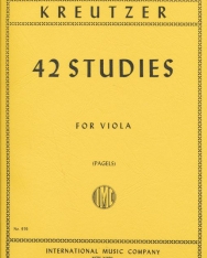 Rodolphe Kreutzer: 42 Studies for Viola
