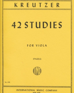 Rodolphe Kreutzer: 42 Studies for Viola