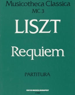 Liszt Ferenc: Requiem partitúra