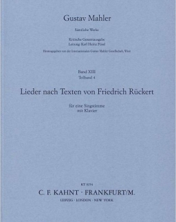 Gustav Mahler: Rückert - lieder