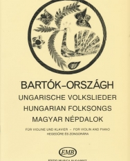 Bartók Béla: Magyar népdalok - hegedű-zong.