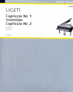 Ligeti György: Capriccio Nr. 1, 2, Invention for Piano