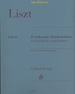 Liszt Ferenc: 11 bekannte Originalstücke - 11 ismert zongoradarab, könnyűtől középnehézig