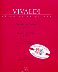 Antonio Vivaldi: Quattro stagioni 1. 'La Primavera' (Four Seasons - Spring) - hegedűre, zongorakísérettel