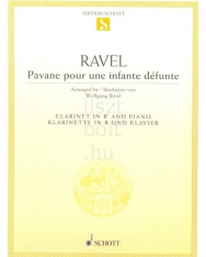 Maurice Ravel: Pavane pour une infante défunte - klarinétra, zongorakísérettel