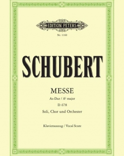 Franz Schubert: Messe  Asz-dúr - zongorakivonat