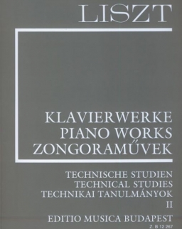 Liszt Ferenc: Technikai tanulmányok 2. (Supplement 2) fűzve