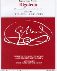 Giuseppe Verdi: Rigoletto - zongorakivonat kritikai kiadás (olasz, német)