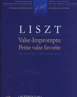 Liszt Ferenc: Valse-impromptu, Petite valse favorite