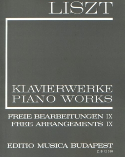 Liszt Ferenc: Freie Bearbeitungen 9. (fűzött)