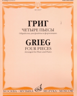 Edvard Grieg: Four Pieces for Flute and Piano