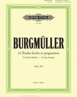 Friedrich Burgmüller: 25 leichte etüden Op.100
