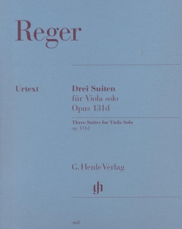 Max Reger: Three Suites - brácsa szóló
