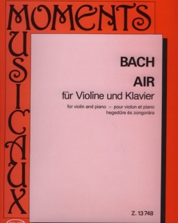 Johann Sebastian Bach: Air hegedűre, zongorakísérettel