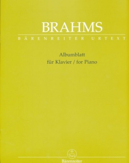 Johannes Brahms: Albumlatt zongorára