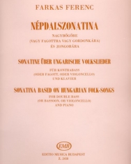 Farkas Ferenc: Népdalszonatina - nagybőgő (fagott vagy cselló) és zongora