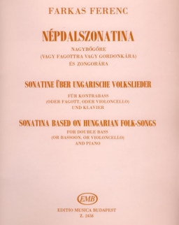 Farkas Ferenc: Népdalszonatina - nagybőgő (fagott vagy cselló) és zongora