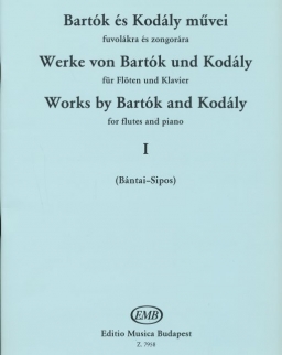 Bartók Béla és Kodály Zoltán művei fuvolára és zongorára 1.