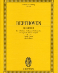 Ludwig van Beethoven: String Quartet Bb major op. 133 (Grand Fugue)- kispartitúra