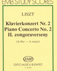 Liszt Ferenc: Zongoraverseny 2.  - kispartitúra