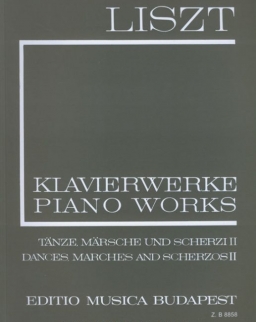 Liszt Ferenc: Tänze, Marsche, Scherzi 2. (fűzött)