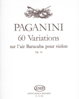 Niccoló Paganini: 60 Variations (hegedű szóló)