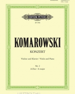 Anatoli Komarowski: Concerto for Violin (A-dúr)