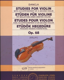 Charles Dancla: Etűdök hegedűre op. 68. (második hegedű kíséretével)