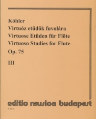 Köhler: Virtuóz etűdök fuvolára op. 75.  3.