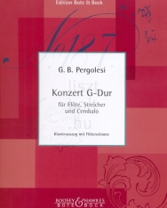 Giovanni Battista Pergolesi: Konzert G-dúr (fuvolára, zongorakísérettel)