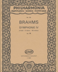 Johannes Brahms: Symphony No. 4 kispartitúra
