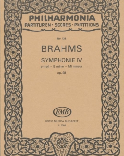 Johannes Brahms: Symphony No. 4 kispartitúra