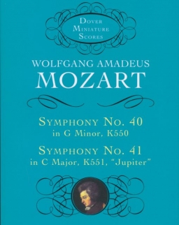 Wolfgang Amadeus Mozart: Symphony K.550,551 - kispartitúra