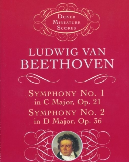 Ludwig van Beethoven: Symphony 1, 2 - kispartitúra