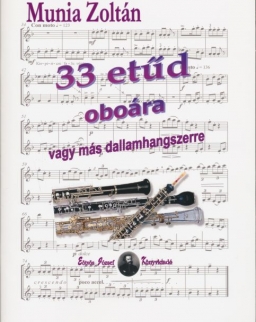 Munia Zoltán: 33 etűd oboára vagy más dallamhangszerre