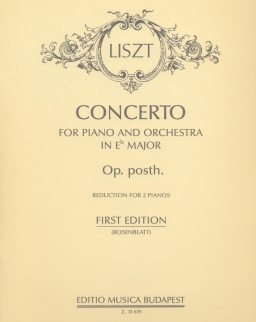 Liszt Ferenc: Concerto for Piano op. posth. (2 zongorára)