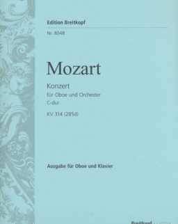 Wolfgang Amadeus Mozart: Concerto for Oboe K.314 (oboa+zg.)