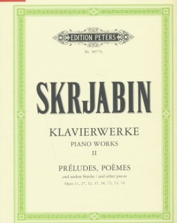 Alexander Scriabin: Klavierwerke 2. - Préludes, Poémes (Urtext)