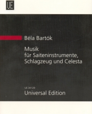 Bartók Béla: Zene húros hangszerekre, ütőkre és cselesztára - kispartitúra
